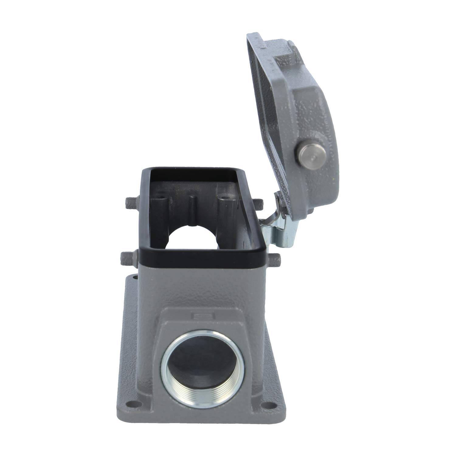 05300242261 HARTING Han 24B Sockelgehäuse niedrig, 2xM25 seitlicher Kabelabgang, für 2 Bügel (am Oberteil) mit