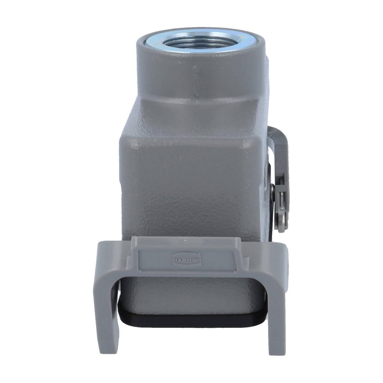 05300241763 HARTING Han 24B Kupplungsgehäuse niedrig, 1xM25 gerader Kabelabgang, mit 2 Querbügeln Verschraubung M25