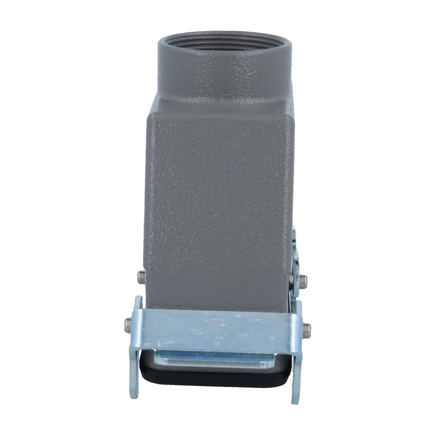 04300160763 HARTING Han 16B Kupplungsgehäuse hoch, 1xM40 gerader Kabelabgang, mit 2 Querbügeln Verschraubung M40