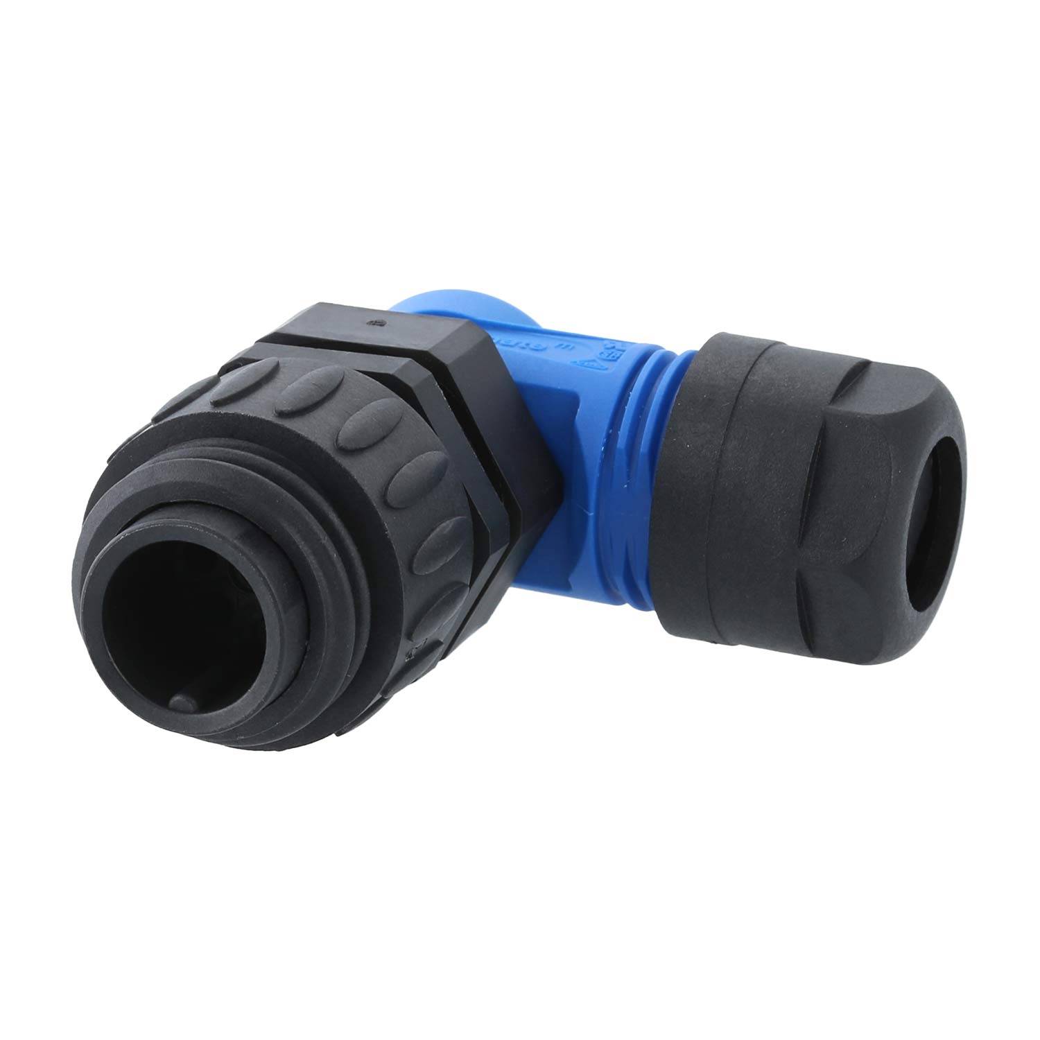 C01610K00600010 Amphenol RD24-KSW Kabelsteckverbinder gewinkelt Stift Crimpanschluss, Polzahl 6+PE Kabelabgang