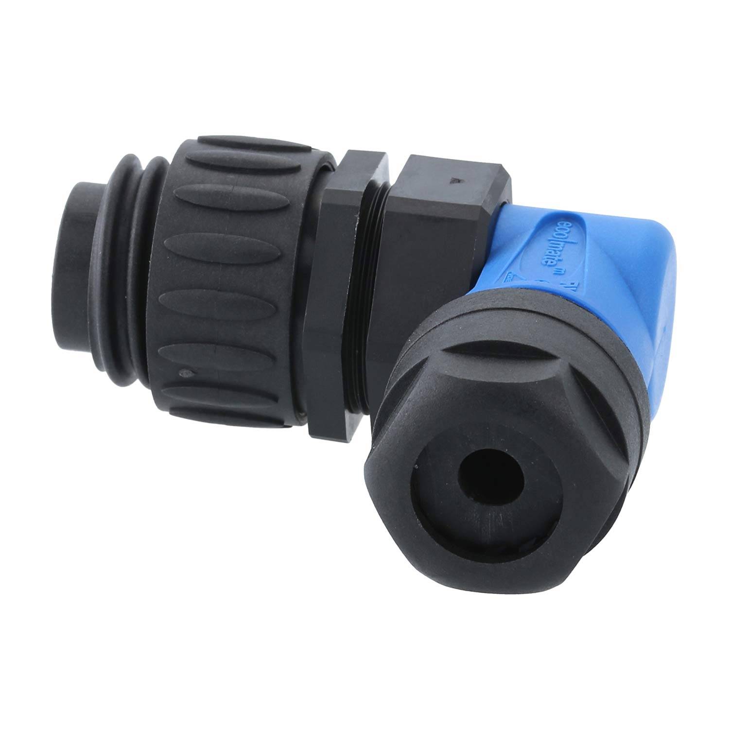 C01610K00600010 Amphenol RD24-KSW Kabelsteckverbinder gewinkelt Stift Crimpanschluss, Polzahl 6+PE Kabelabgang