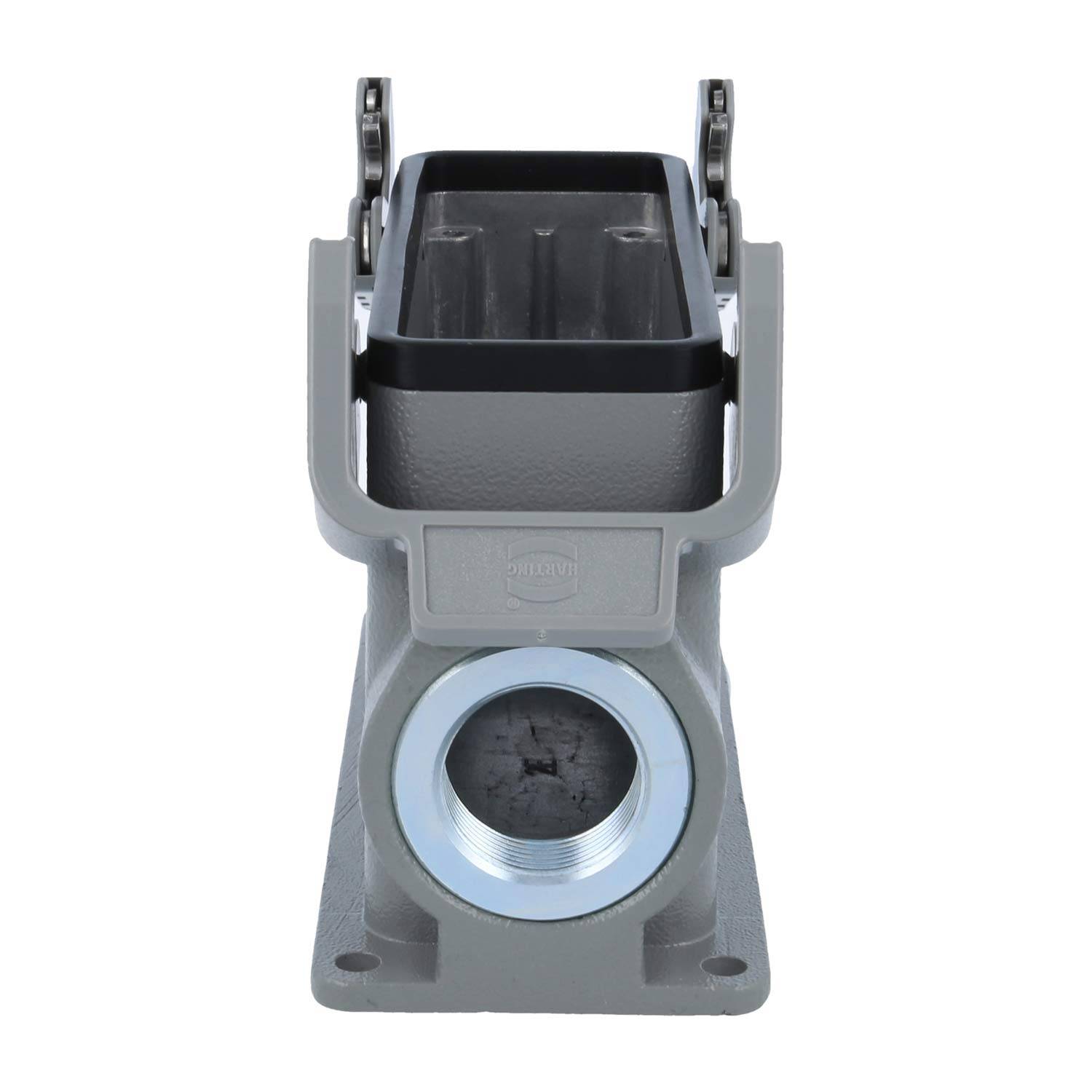 05300240271 HARTING Han 24B Sockelgehäuse hoch, 2xM25 seitlicher Kabelabgang, mit 2 Querbügeln Verschraubung M25