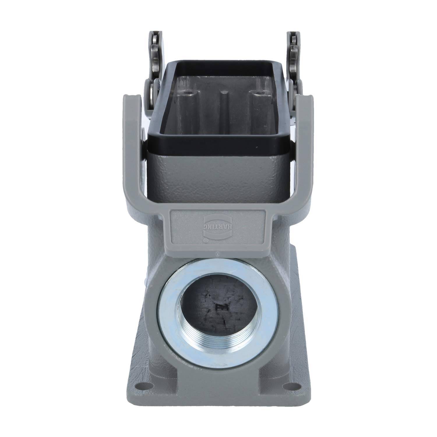 05300240271 HARTING Han 24B Sockelgehäuse hoch, 2xM25 seitlicher Kabelabgang, mit 2 Querbügeln Verschraubung M25