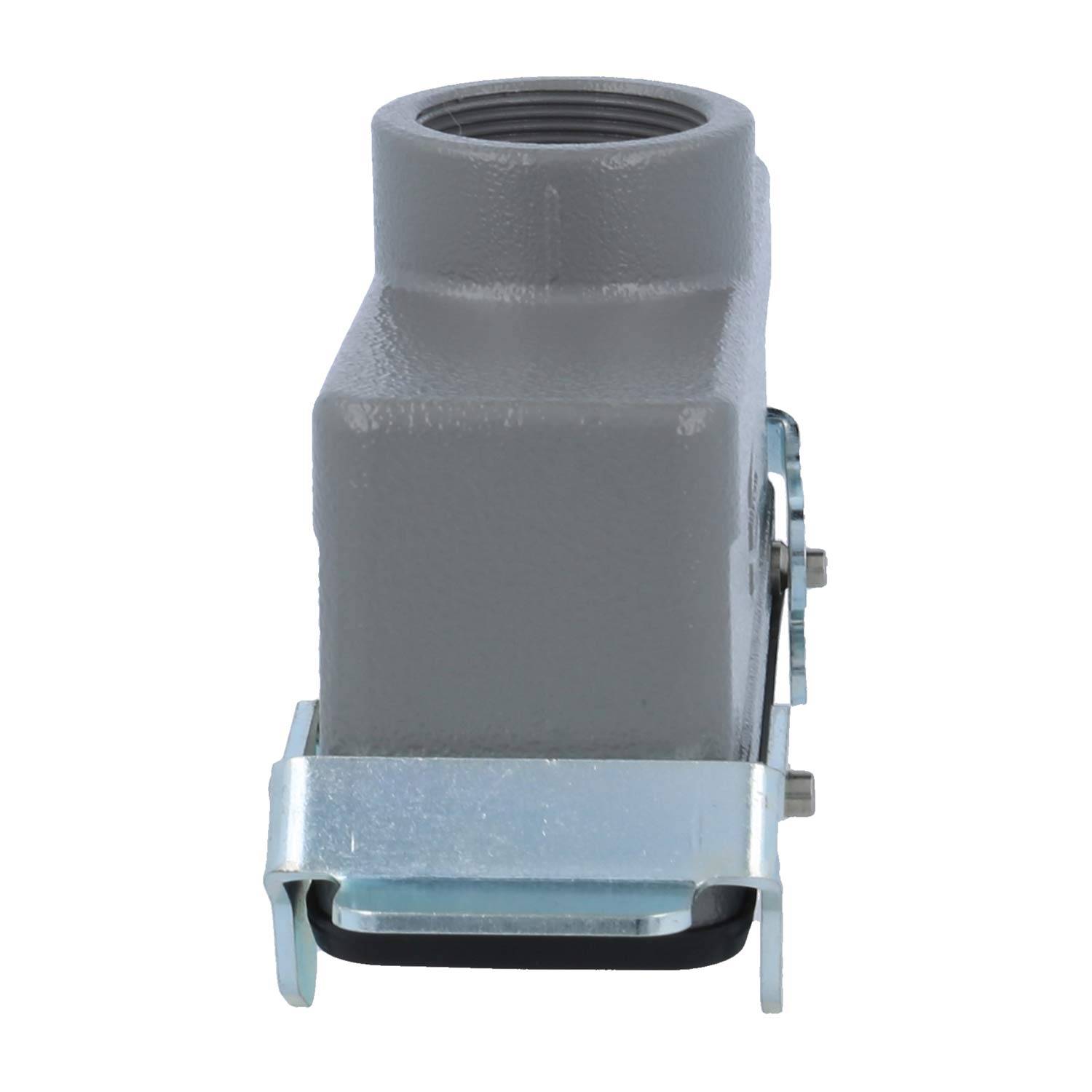 04300241761 HARTING Han 24B Kupplungsgehäuse niedrig, 1xM32 gerader Kabelabgang, mit 2 Querbügeln Verschraubung M32