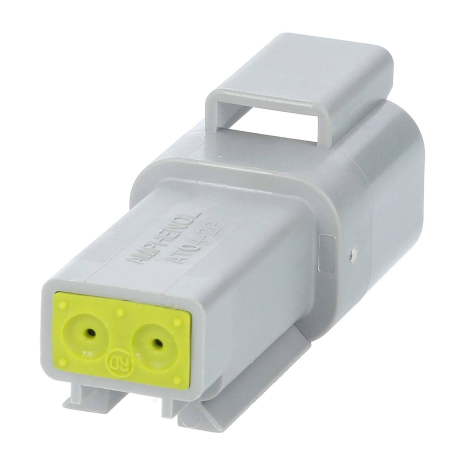 AT04-2P-RD01 Amphenol AS-2SM 106 Kabelstecker AT-Serie reduzierte Dichtung Stift, 2-polig, Crimpanschluss