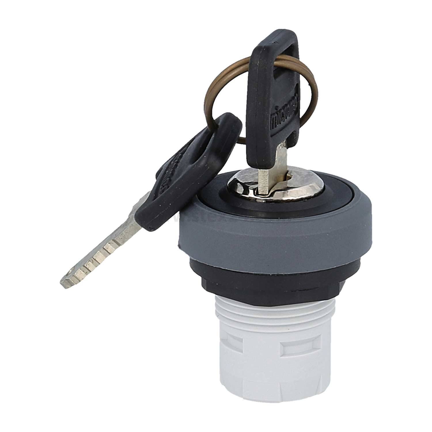 RKSSA14 Georg Schlegel Schlüsseltaste rastend rund, OKTRON-R Beleuchtbar: Nein Beschriftbar: Nein - 1Stück