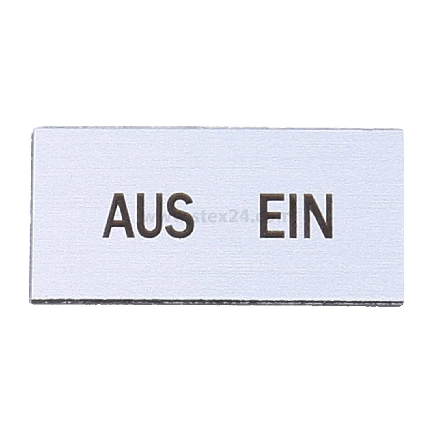 Georg Schlegel Bezeichnungsschild selbstkle. Bezeichnung in deutsch AUS EIN weiß - 1Stück