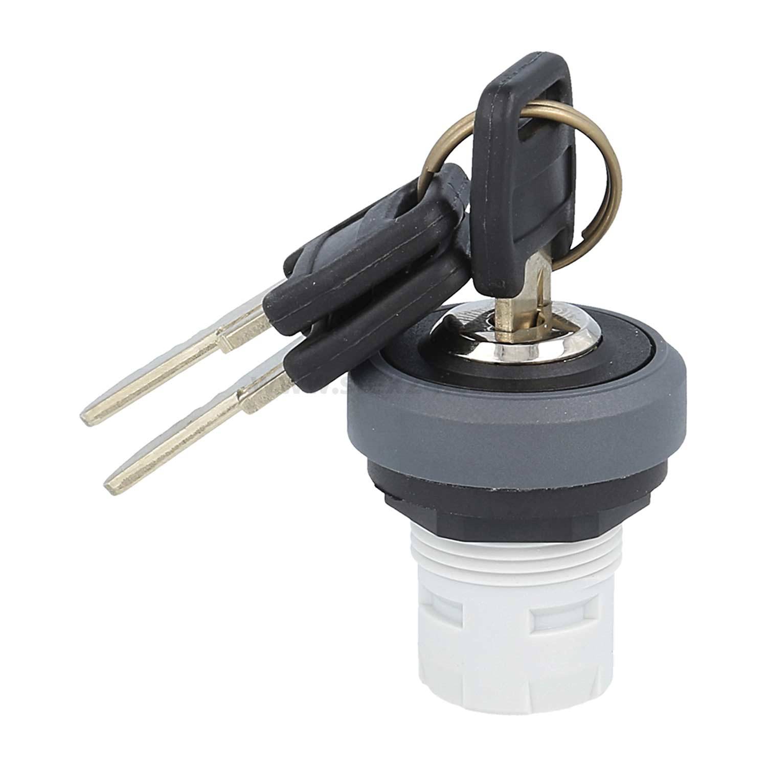 RKSSA31 Georg Schlegel Schlüsseltaste rastend verschiedenschließend, rund, OKTRON-R Beleuchtbar: Nein Beschriftbar: