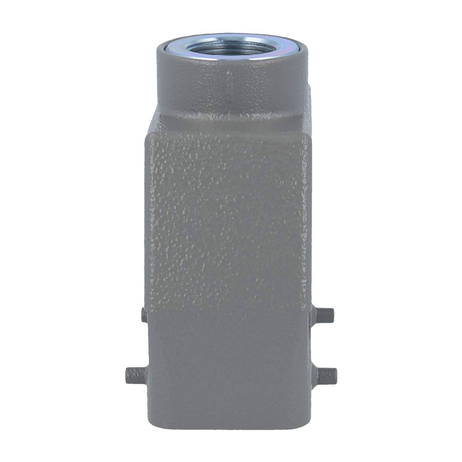 05300160460 HARTING Han 16B Tüllengehäuse hoch, 1xM25 gerader Kabelabgang, für 2 Bügel (am Unterteil) Verschraubung M25