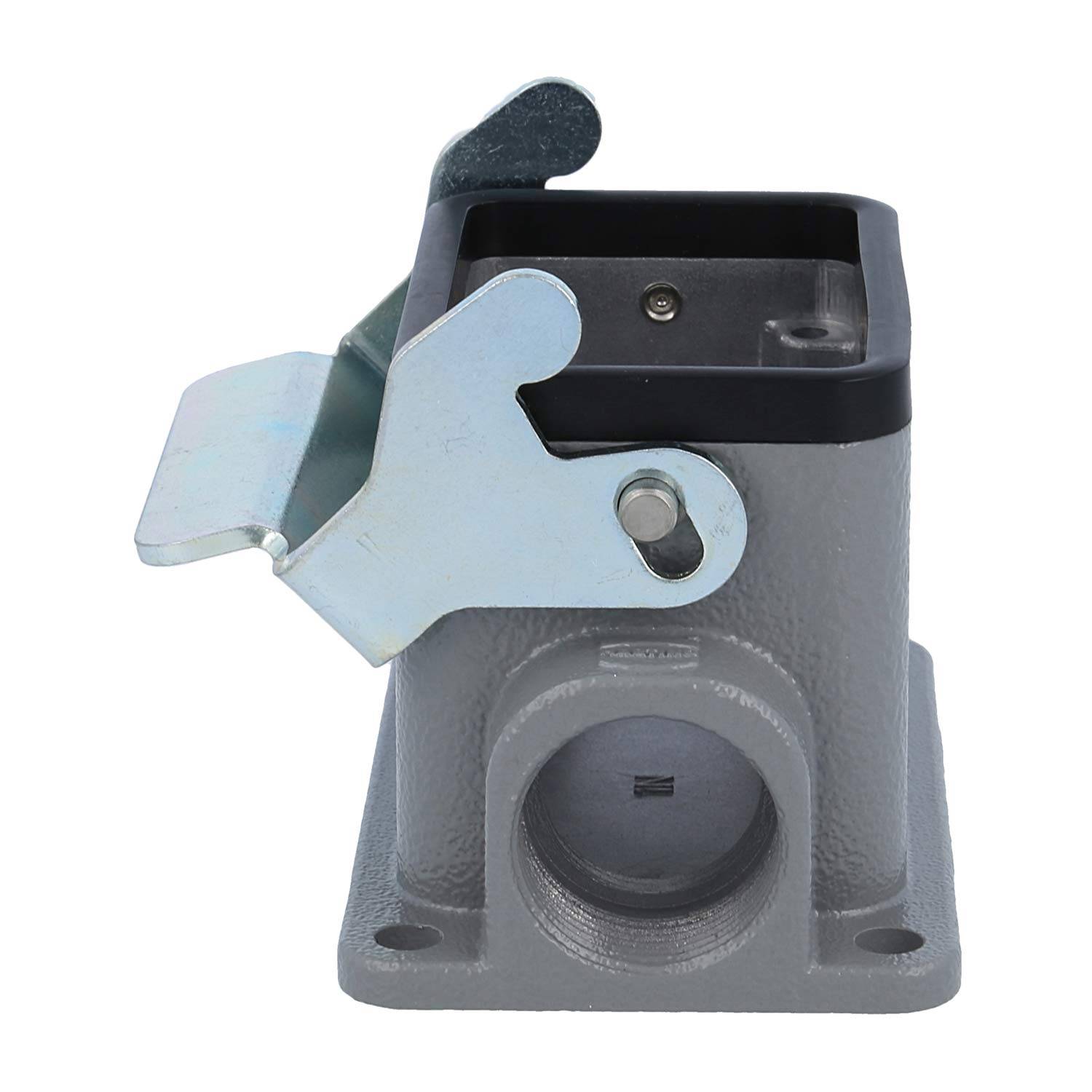 04300061291 HARTING Han 6B Sockelgehäuse niedrig, 2xPG16 seitlicher Kabelabgang, mit 1 Längsbügel Verschraubung PG16