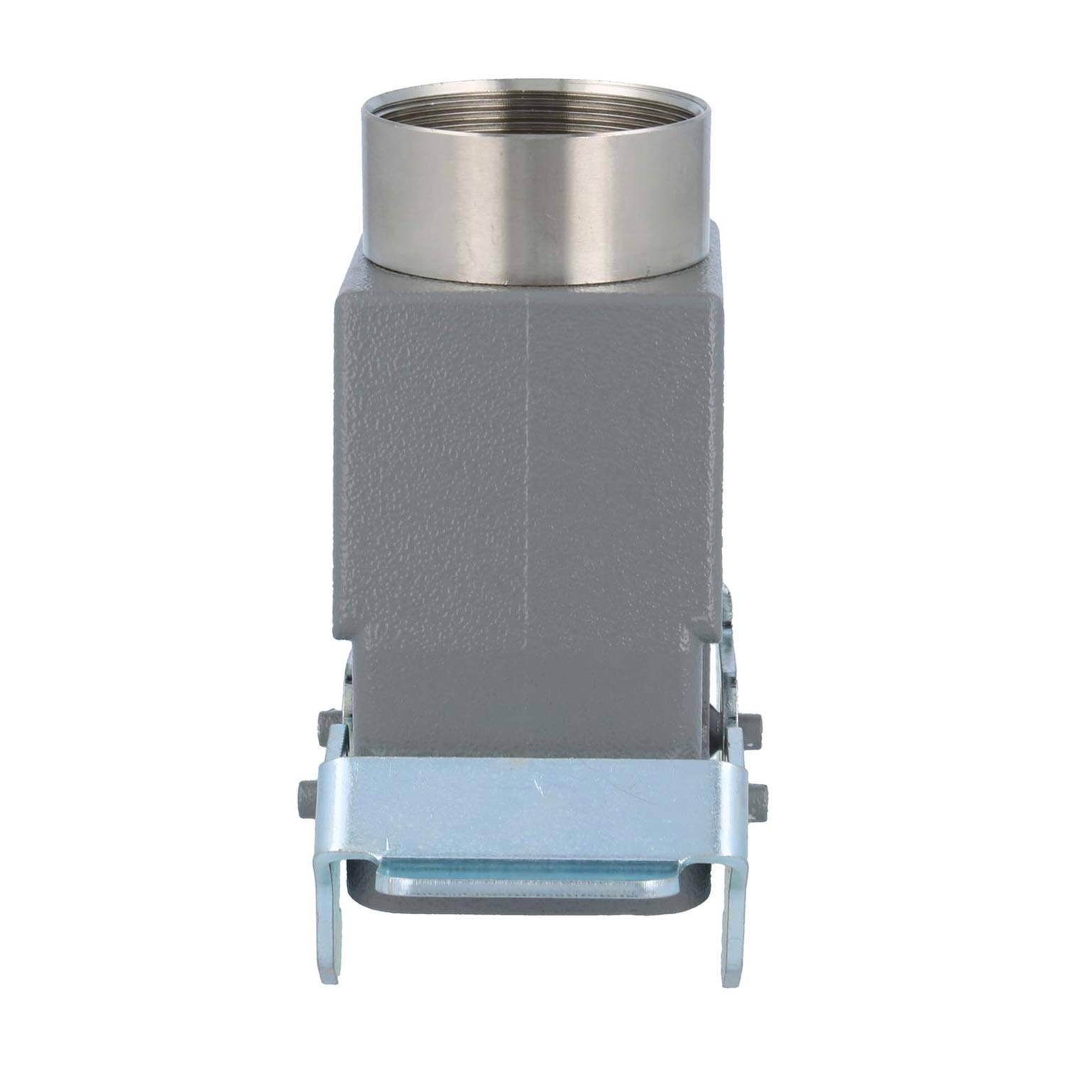 04301100466 HARTING Han 10B Tüllengehäuse hoch, 1xM40 gerader Kabelabgang, mit 2 Querbügeln Verschraubung M40