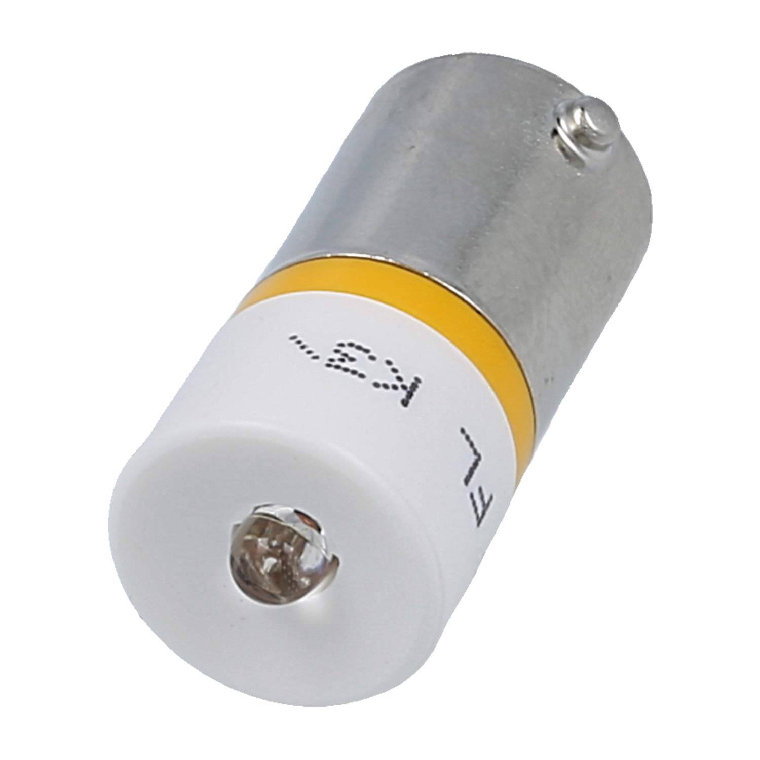 LB9-24Y Georg Schlegel Leuchtdiode für BA9s Fassung blinkend 24V gelb BA9s LED Nennspannung 24V DC (+10%) - 1Stück
