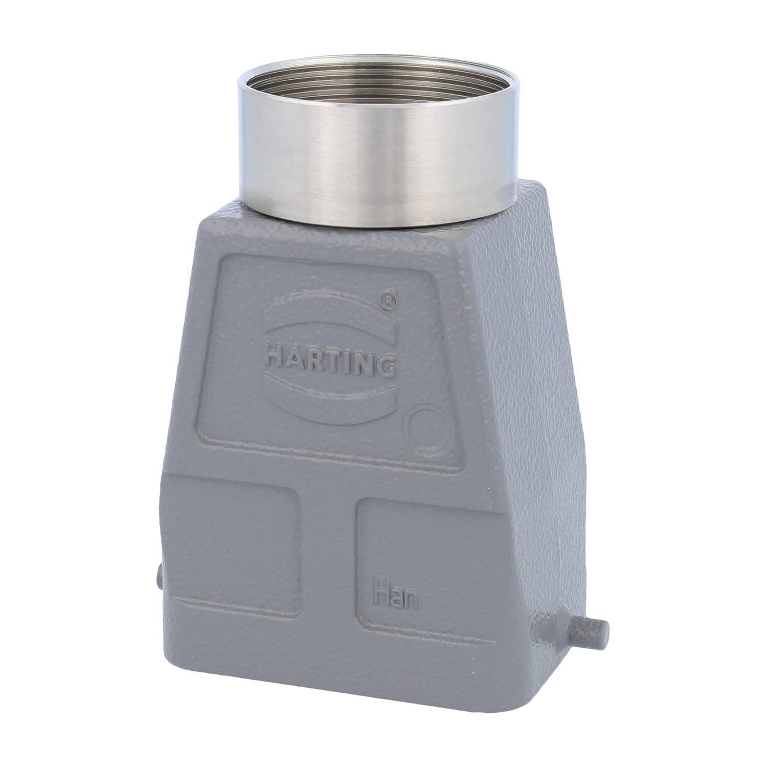05300060473 HARTING Han 6B Tüllengehäuse hoch, 1xM40 gerader Kabelabgang, für 1 Bügel (am Unterteil) Verschraubung M40