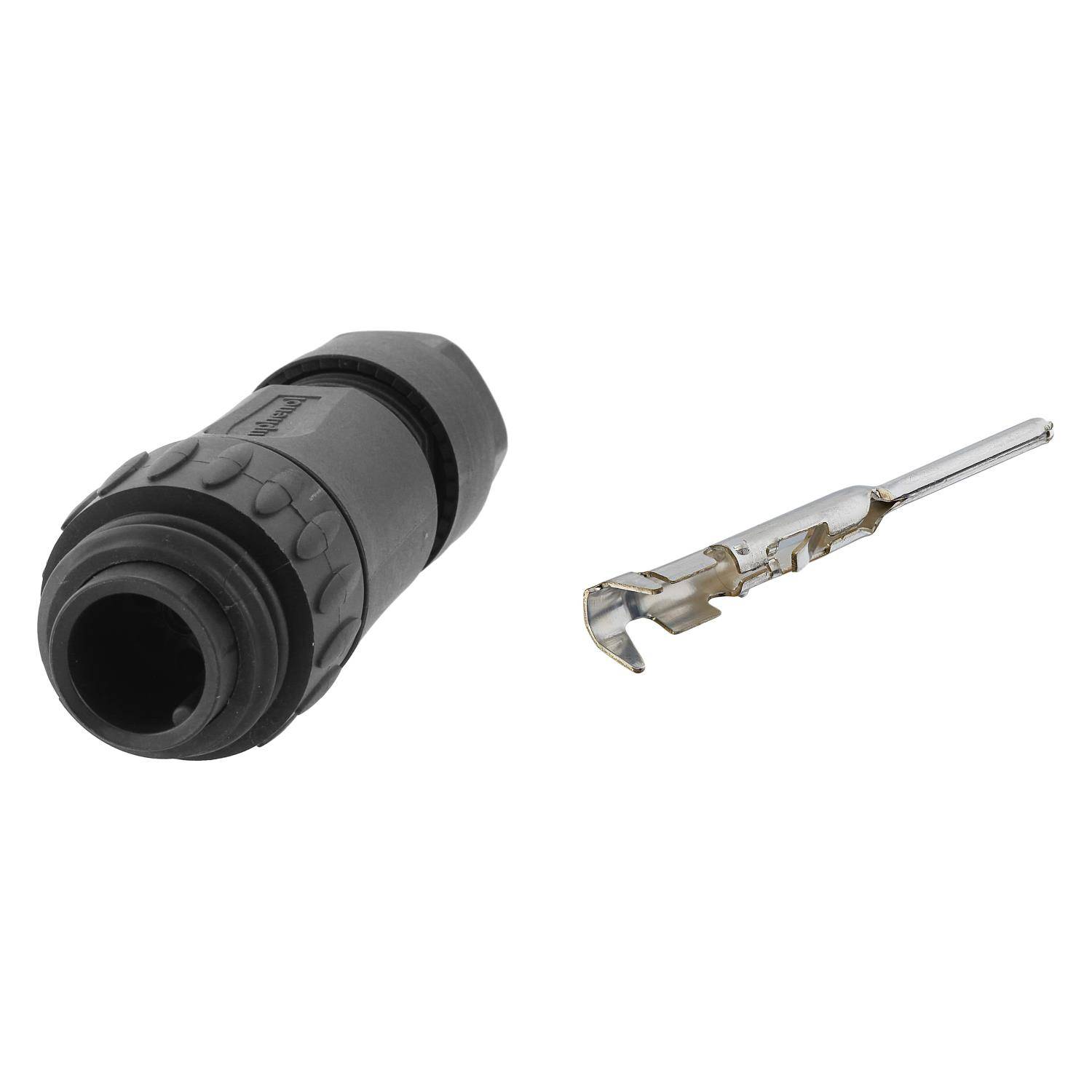 C01610H10641112K Amphenol SET-RD24-KSG Kabelsteckverbinder, inkl. Kontakte gerade Stift Crimpanschluss, Polzahl 6+PE