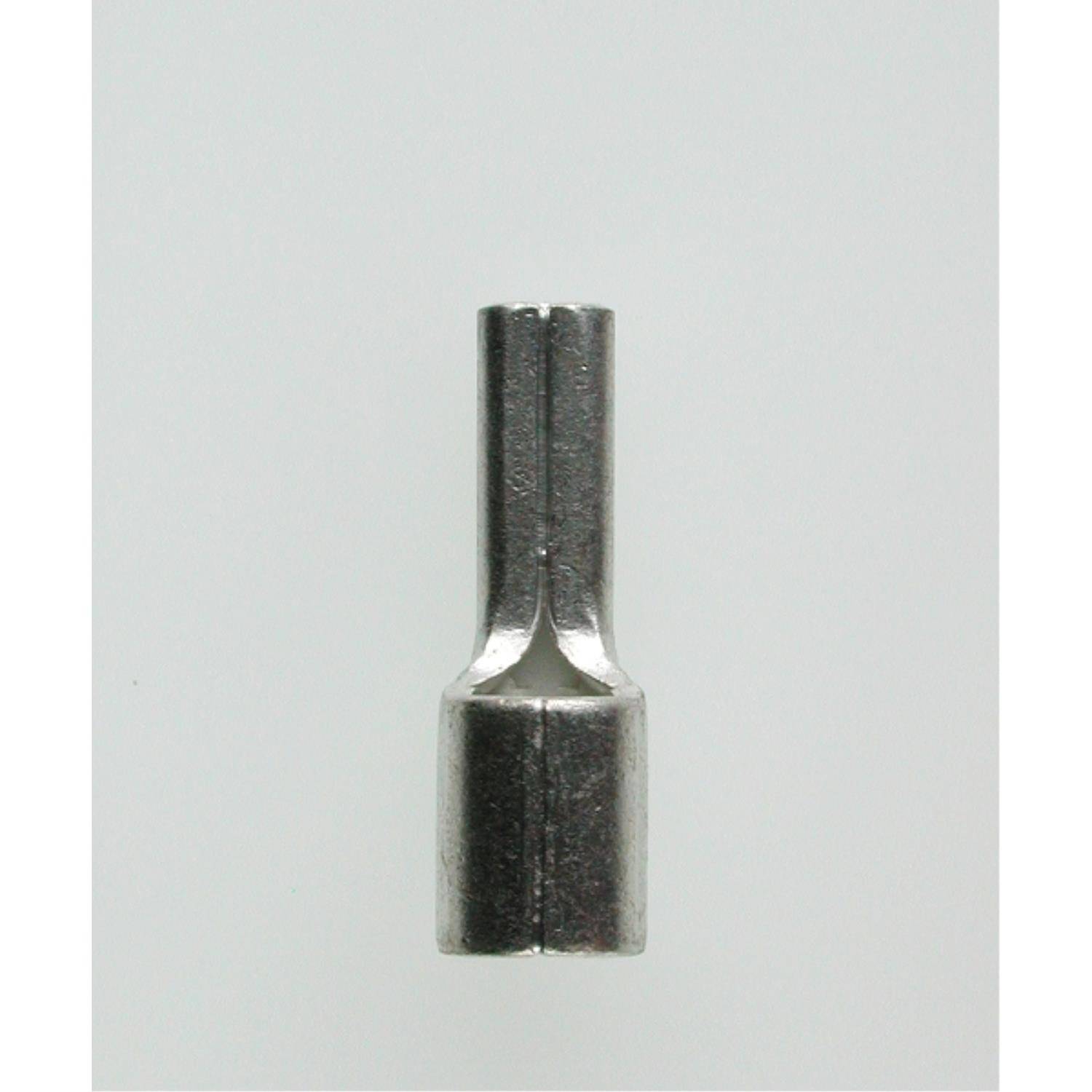 Metall-Ferrule-Verbinder zum Crimpvorgang.
