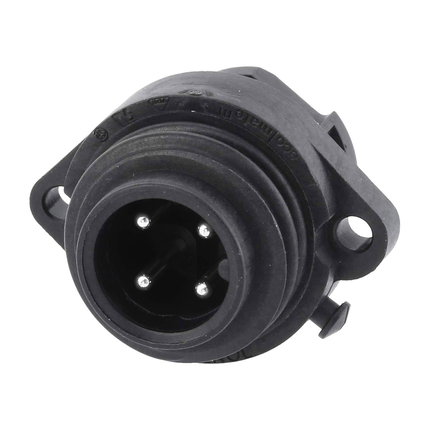 C01620C00310012 Amphenol RD24-GSG Gerätesteckverbinder gerade Stift Schraubanschluss, Polzahl 3+PE Vorderwand - 1Stück