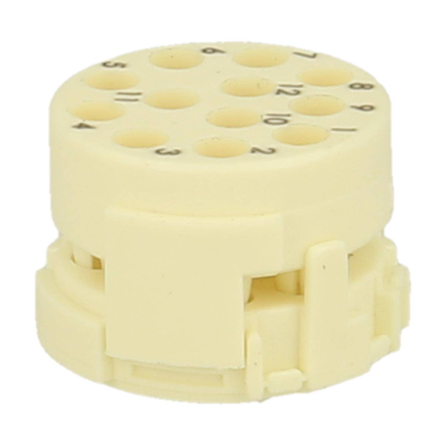 7004912101 HUMMEL M23 Signal Crimp-Kontakteinsatz Stift Crimpanschluss, Polzahl 12-polig 200V, 8A, Farbe weiß - 1Stück