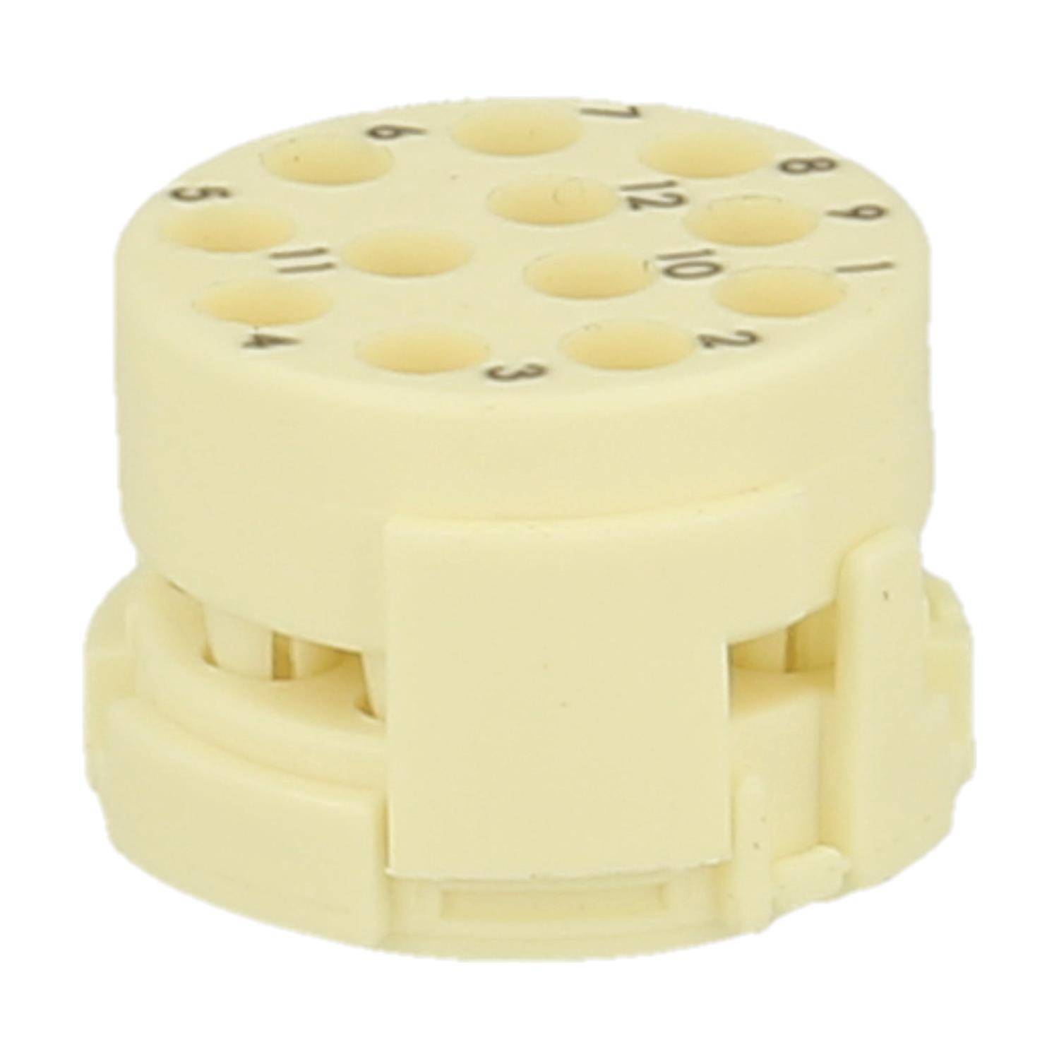 7004912101 HUMMEL M23 Signal Crimp-Kontakteinsatz Stift Crimpanschluss, Polzahl 12-polig 200V, 8A, Farbe weiß - 1Stück