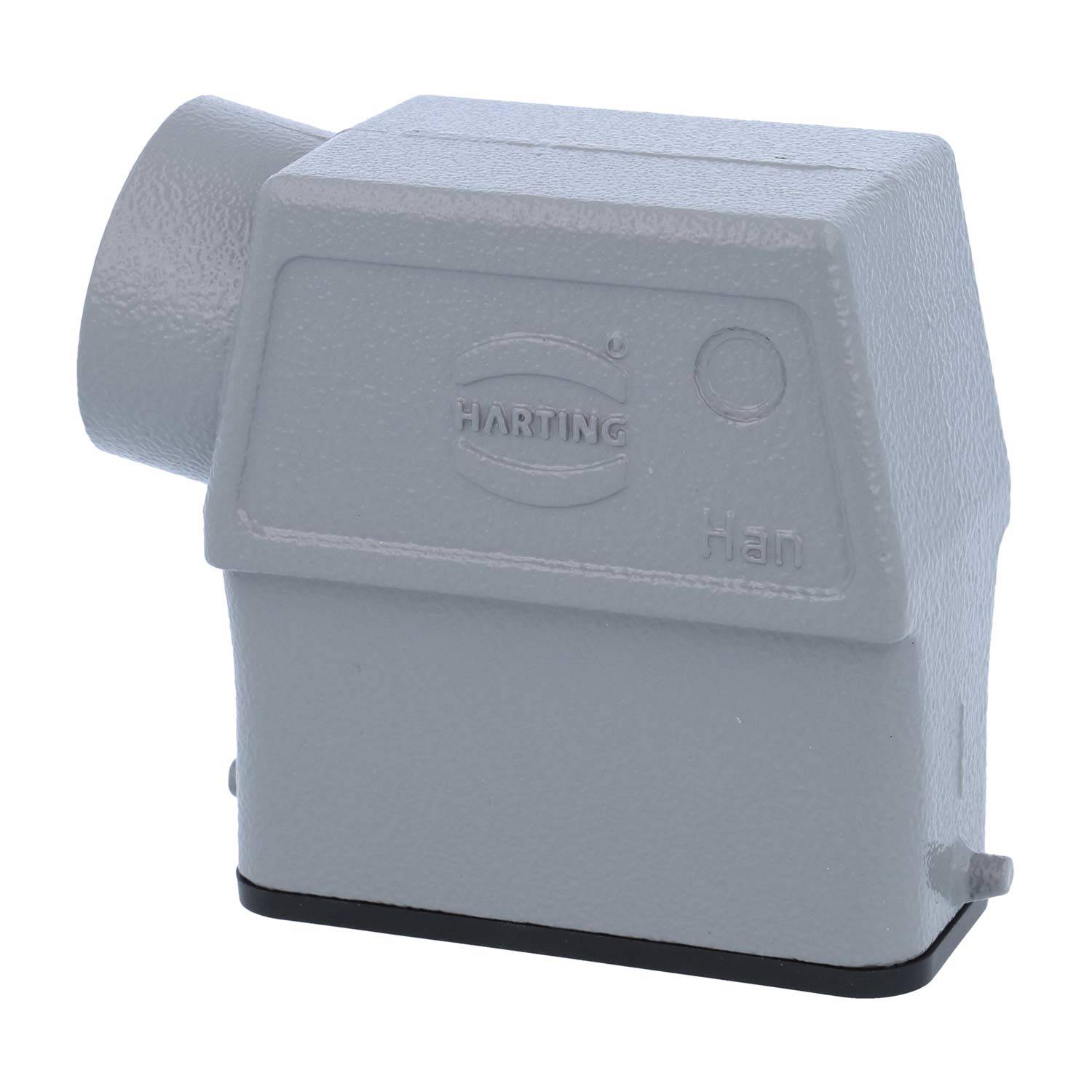 05200100561 HARTING Han 10A Tüllengehäuse hoch, 1xM20 seitlicher Kabelabgang, für 1 Bügel (am Unterteil) Verschraubung