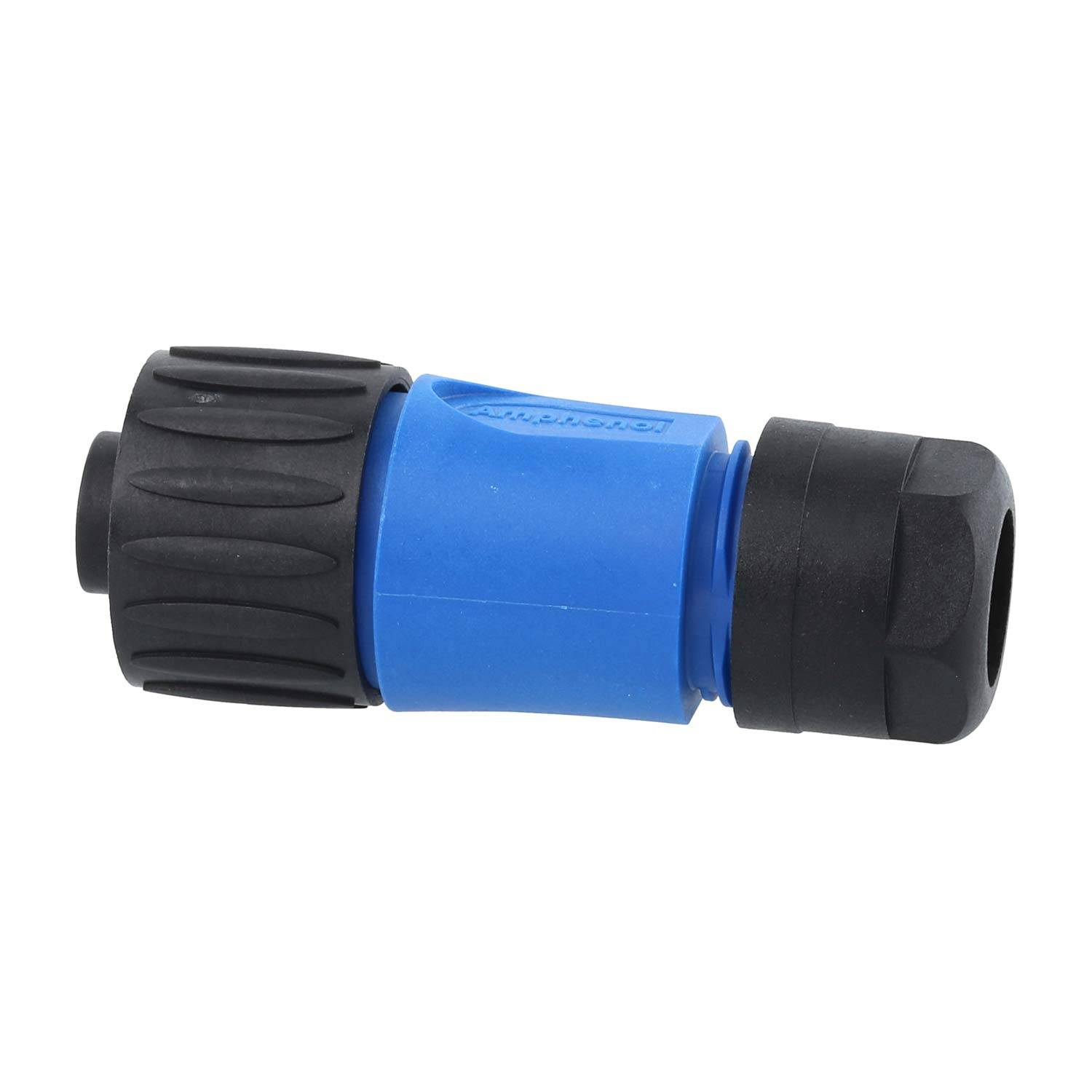 C01610D00601010 Amphenol RD24-KBG Kabelsteckverbinder, inkl. Zugentlastung gerade Buchse Crimpanschluss, Polzahl 6+PE