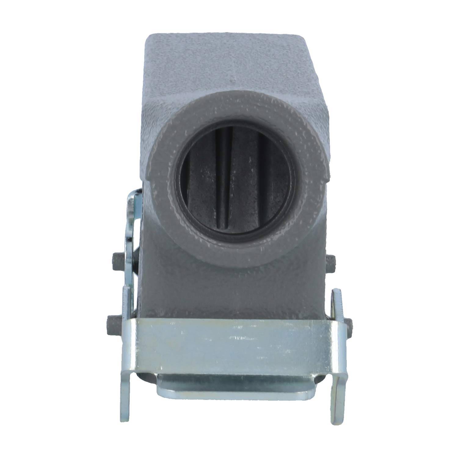 04300161530 HARTING Han 16B Tüllengehäuse niedrig, 1xPG21 seitlicher Kabelabgang, mit 2 Querbügeln Verschraubung PG21