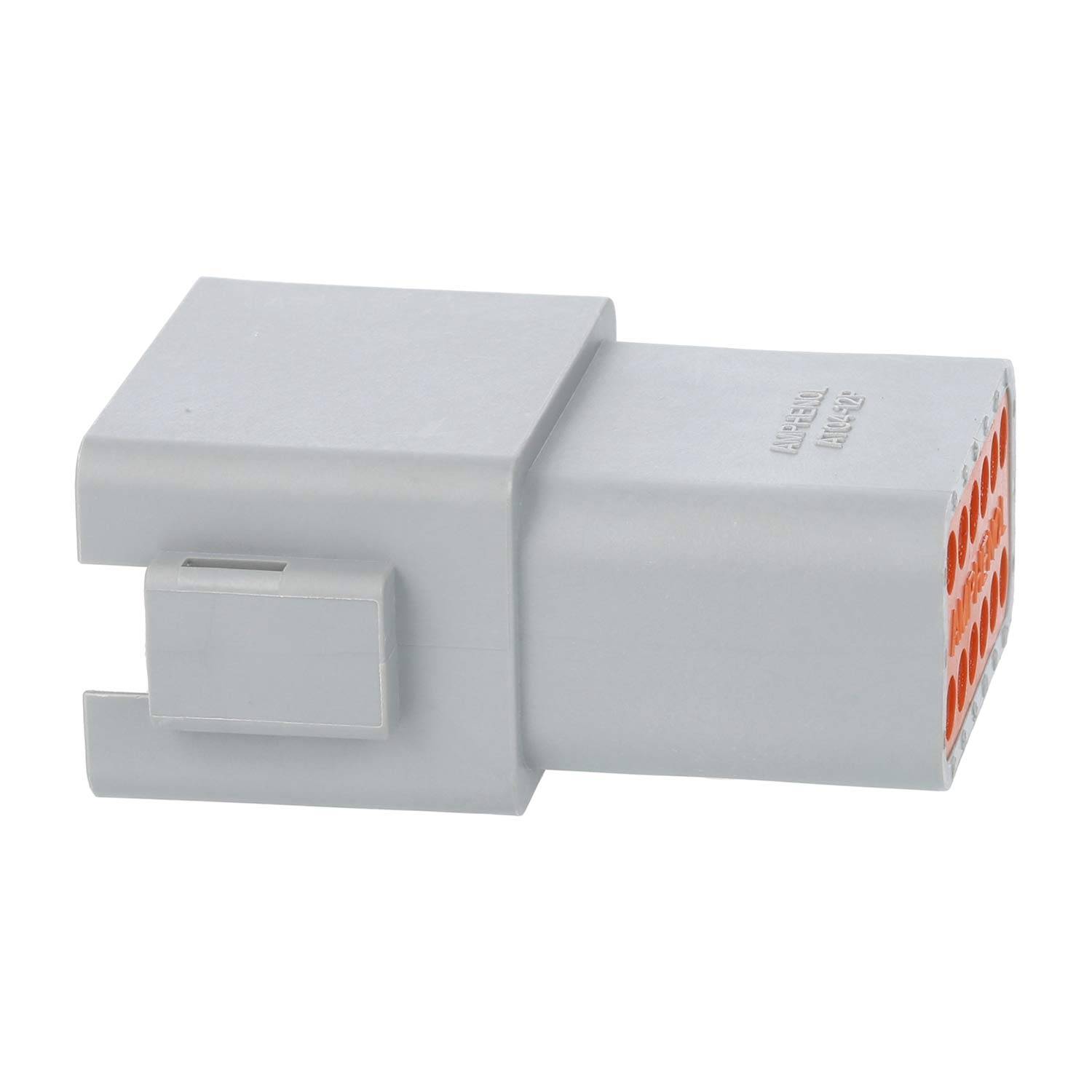 AT04-12PA Amphenol AS-12SM 103 Kabelstecker AT-Serie Stift, Kodierung A, 12-polig, Crimpanschluss Isolationsdurchmesser