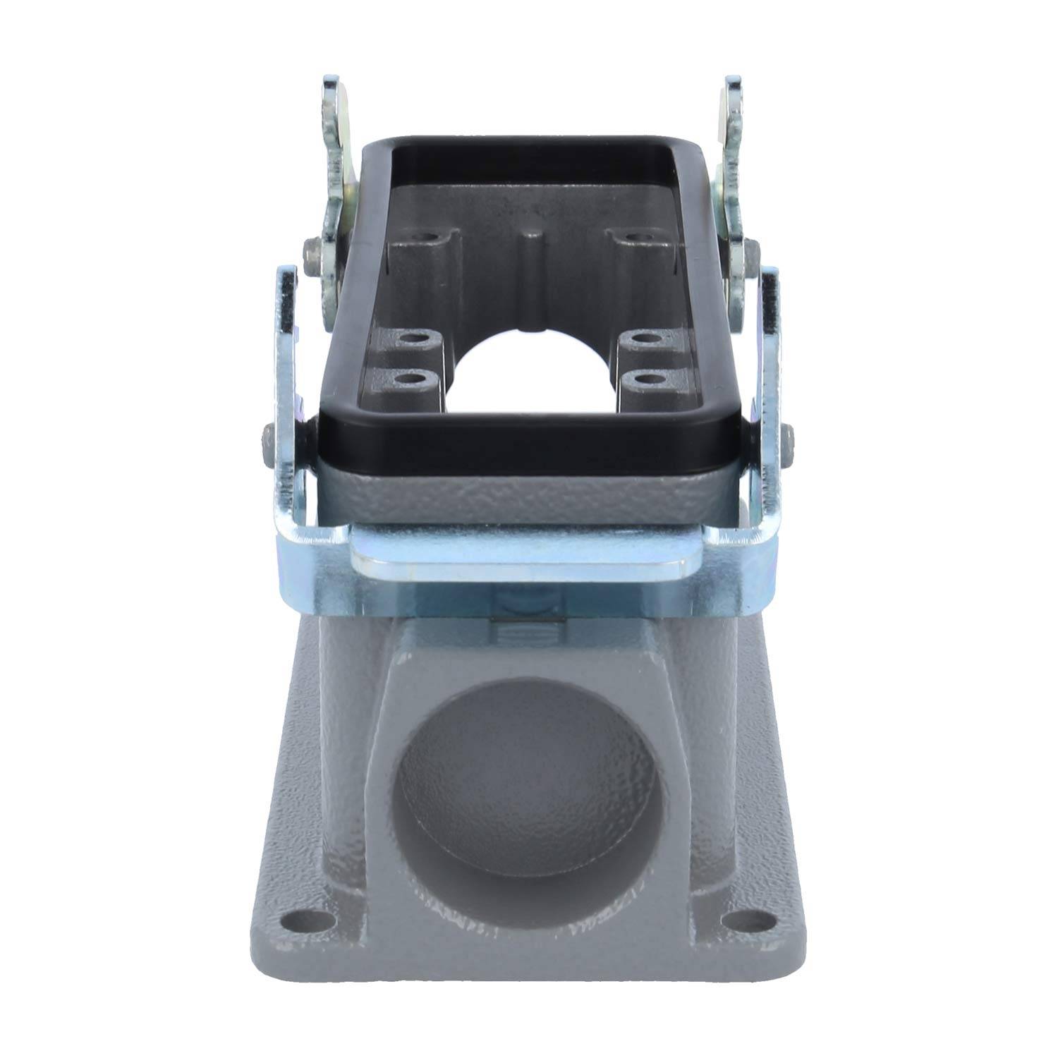 04300241241 HARTING Han 24B für 2 Einsätze Sockelgehäuse niedrig, 1xM25 seitlicher Kabelabgang, mit 2 Querbügeln