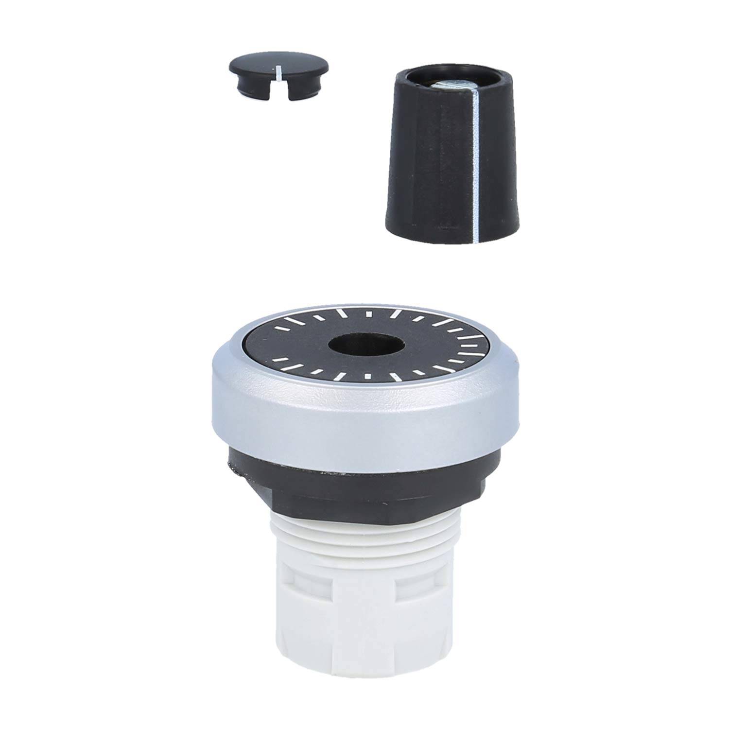 RKRM Georg Schlegel Potentiometer-Antrieb rund, OKTRON-R Beleuchtbar: Nein Beschriftbar: Nein - 1Stück