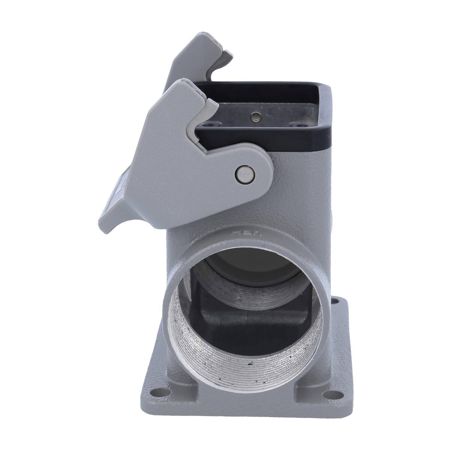 05300060271 HARTING Han 6B Sockelgehäuse hoch, 1xM40 seitlicher Kabelabgang, mit 1 Längsbügel Verschraubung M40