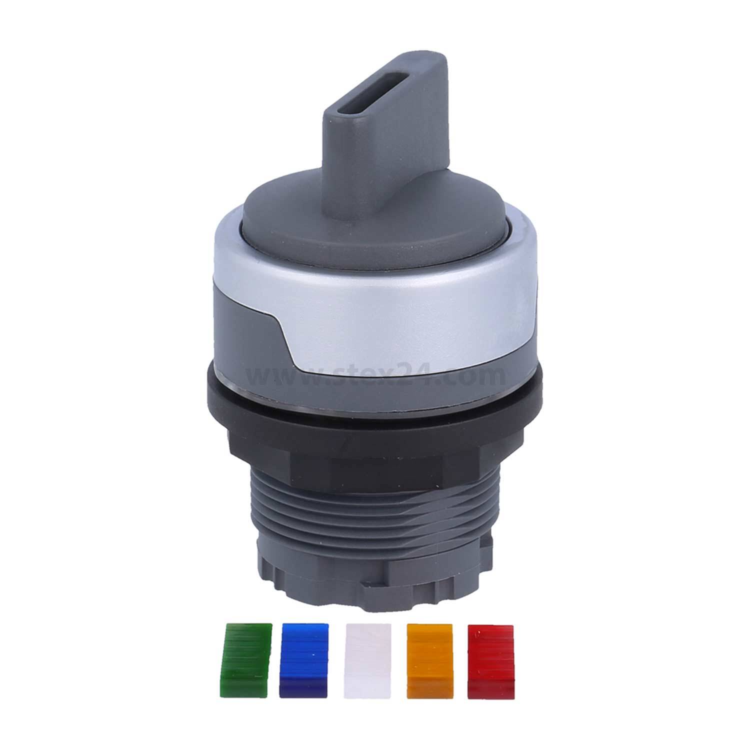 RMCWBL Georg Schlegel Leucht-Wahlschalter rastend beleuchtbar, rund, RONDEX-M Beleuchtbar: Ja Beschriftbar: Nein -