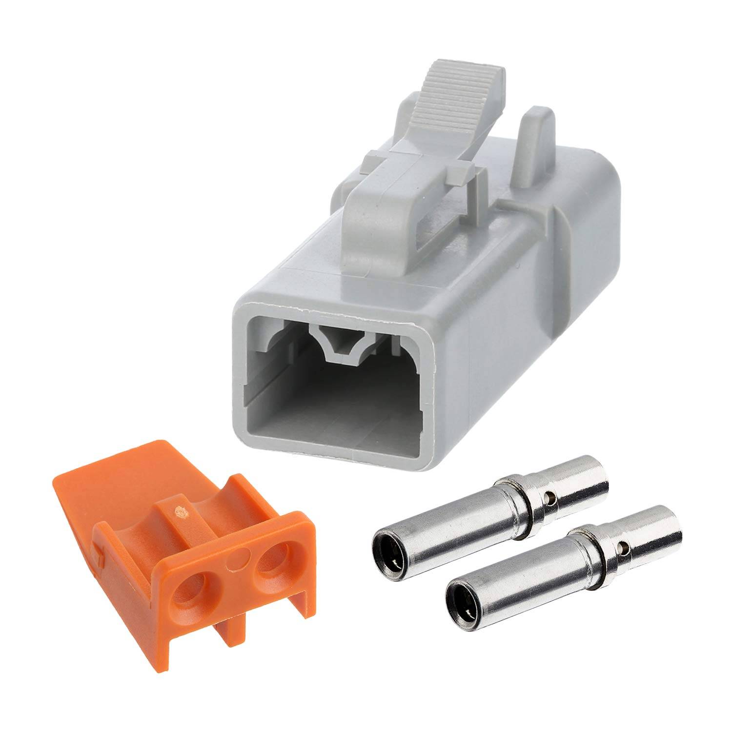 ATP06-2S-KIT01 Amphenol AS-2SF 113 SET-Kabeldose ATP-Serie Buchse, 2-polig, Crimpanschluss Isolationsdurchmesser 3,4mm