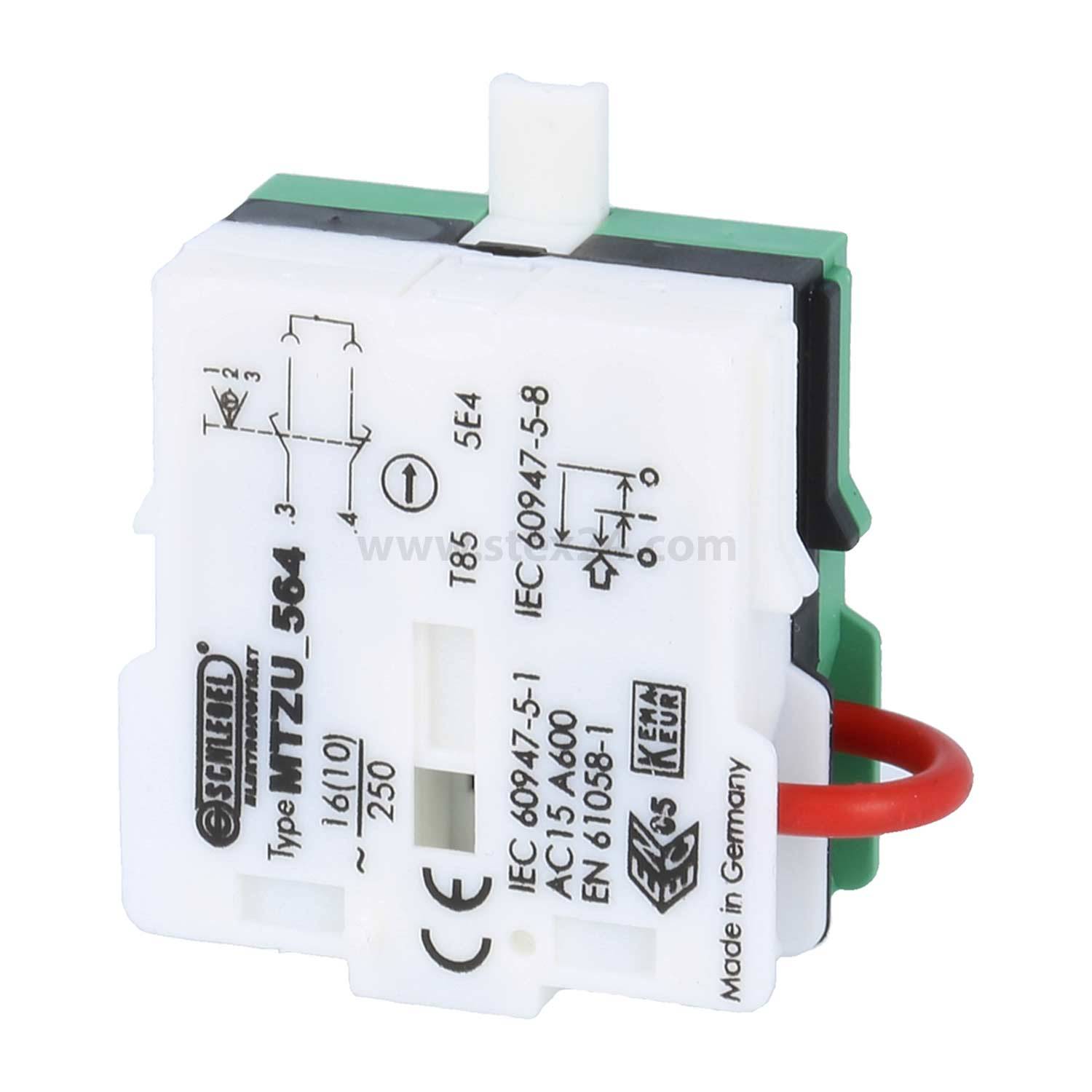 MTZU_564 Georg Schlegel Tastkontaktgeber mit, 1Ö + 1S + 1 Zustimmkontakt Kontaktgeber MT Schraubanschluss, Querschnitt