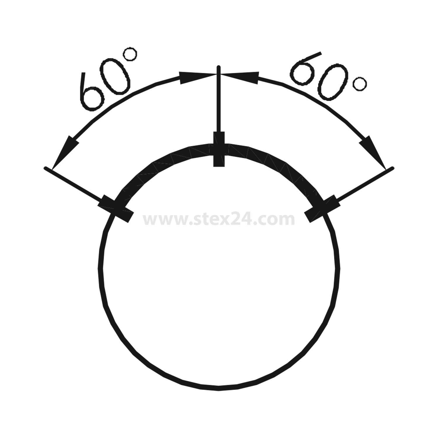 RXJZWBL_KL Georg Schlegel Leucht-Wahlschalter rastend zweigeteilter Stößel, beleuchtbar, rund, RX-JUWEL Beleuchtbar: Ja