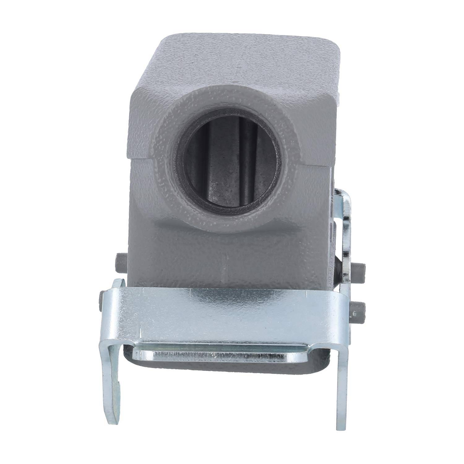 04300101531 HARTING Han 10B Tüllengehäuse niedrig, 1xPG16 seitlicher Kabelabgang, mit 2 Querbügeln Verschraubung PG16