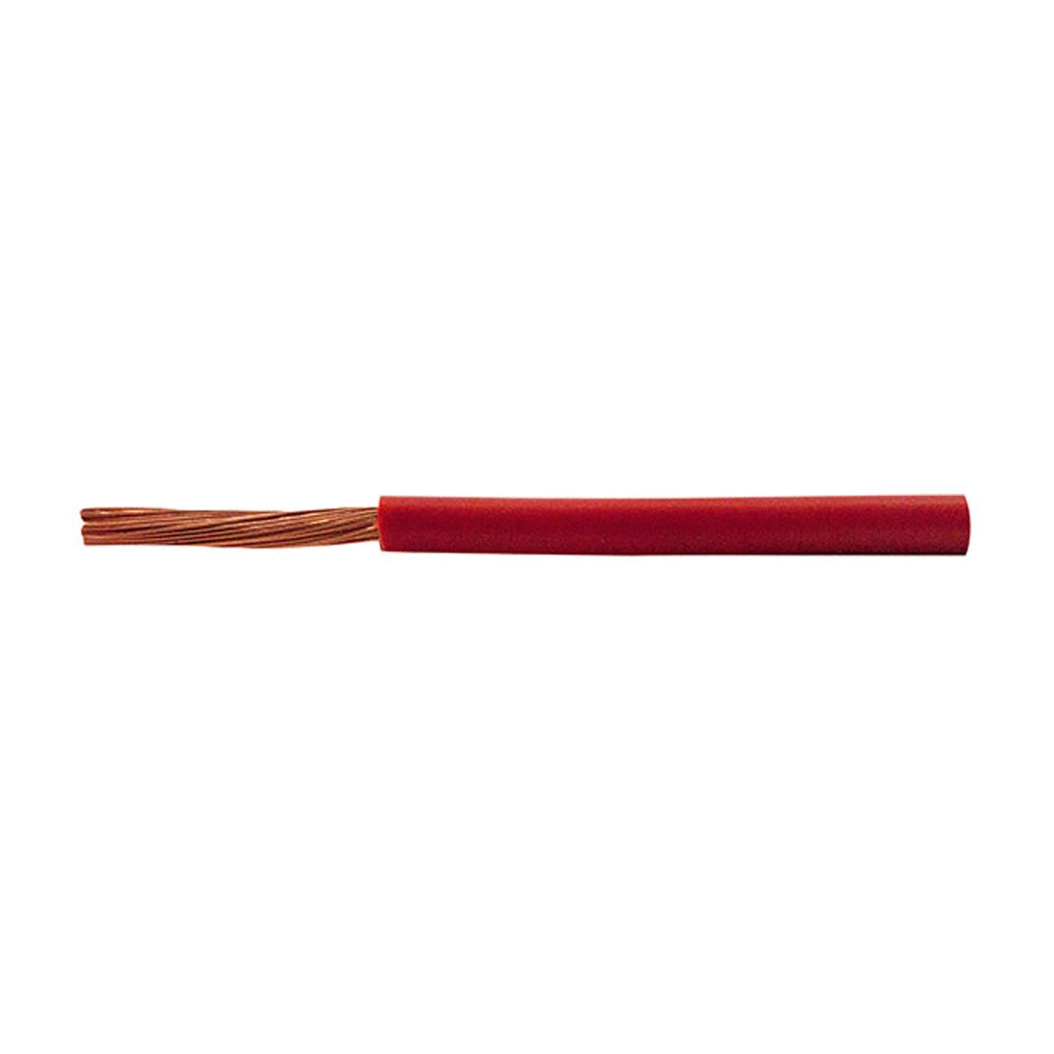 29245 HELU KABEL H07V-K 1X35mm² RD (rot) Einzelader PVC rot AD 11,7mm Nennspannung Uo/U 450V/750V - 1Meter