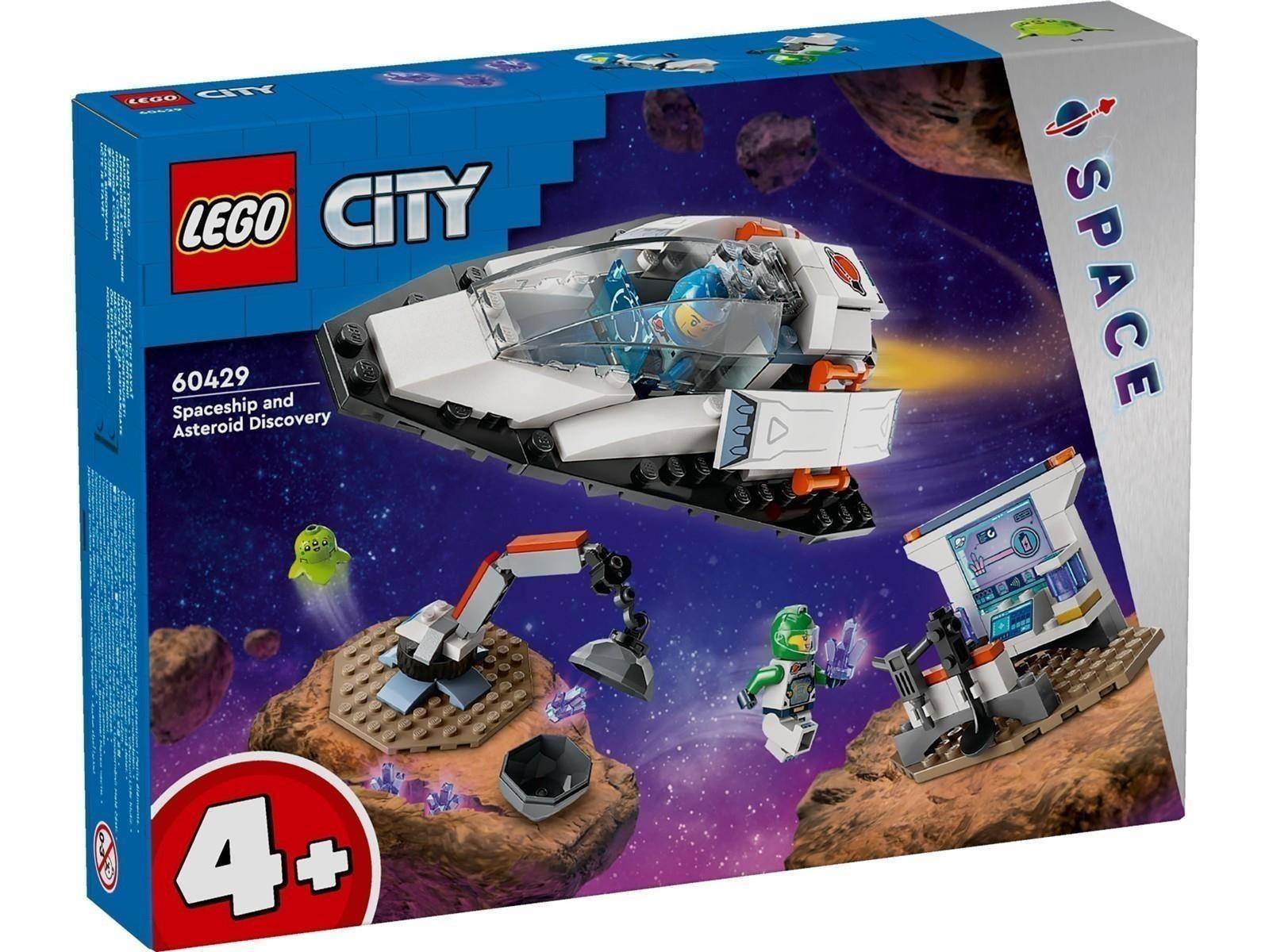 LEGO City Weltraum-Set-Schachtel mit „Raumschiff und Asteroidenentdeckung