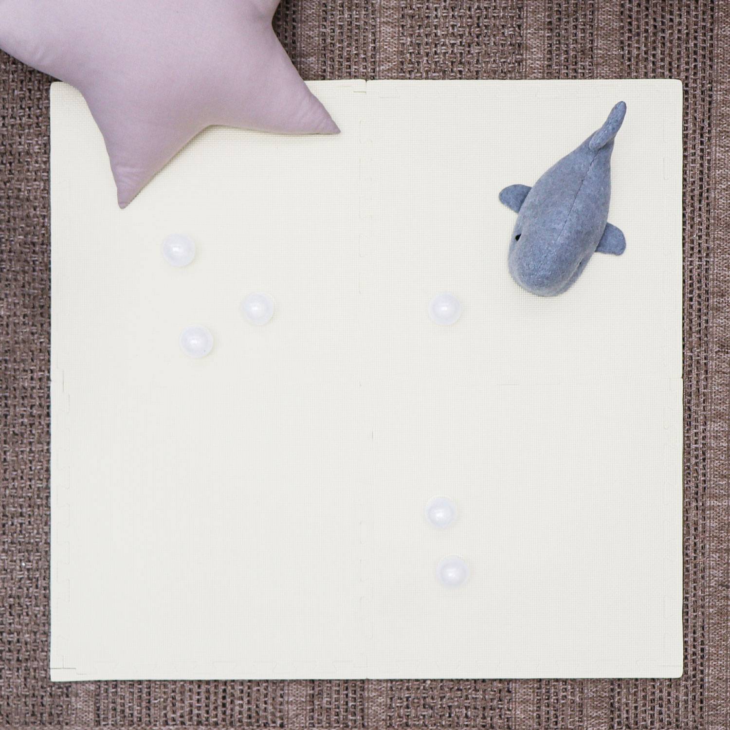 4 Teile Spielmatte Kinder Puzzlematte 50x50 Krabbelmatte Bodenmatte Kinderzimmer