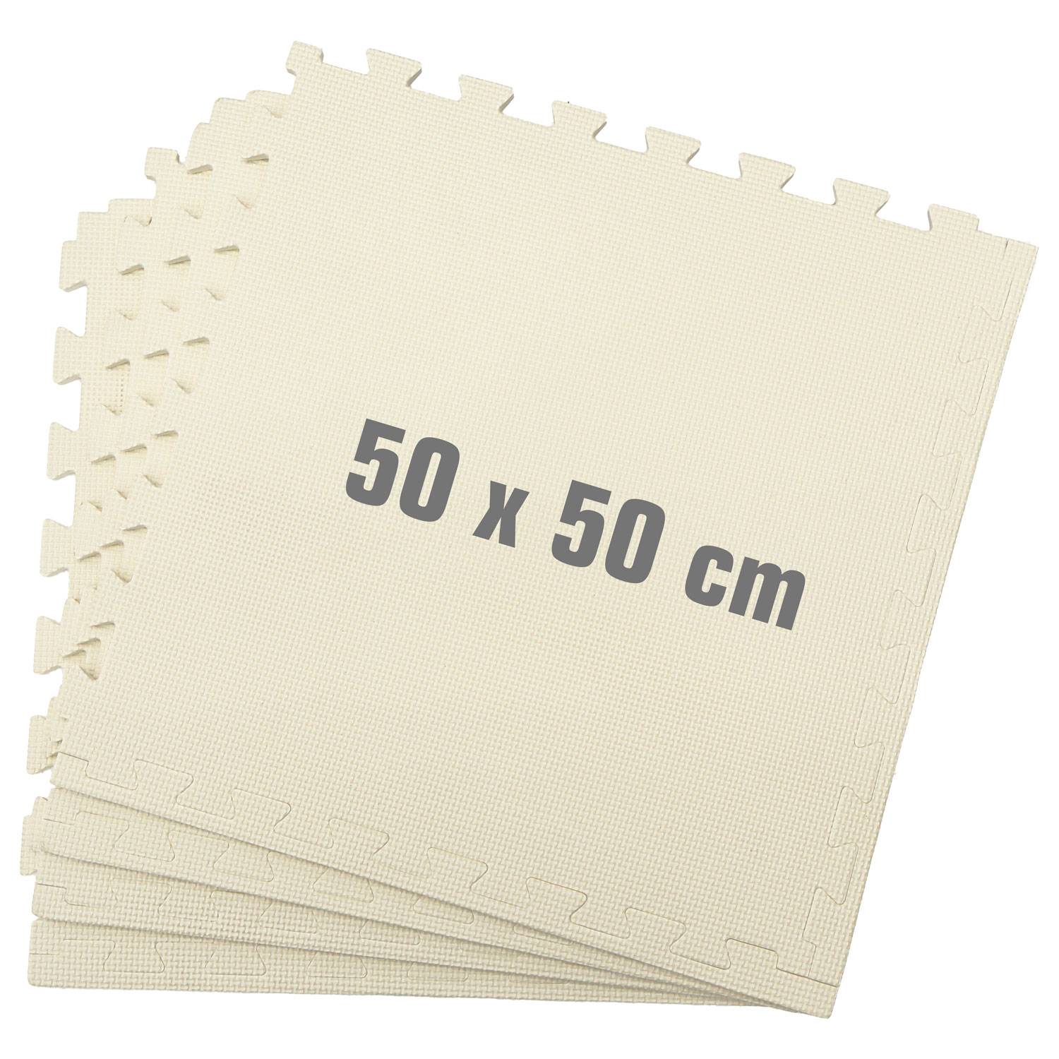 4 Teile Spielmatte Kinder Puzzlematte 50x50 Krabbelmatte Bodenmatte Kinderzimmer