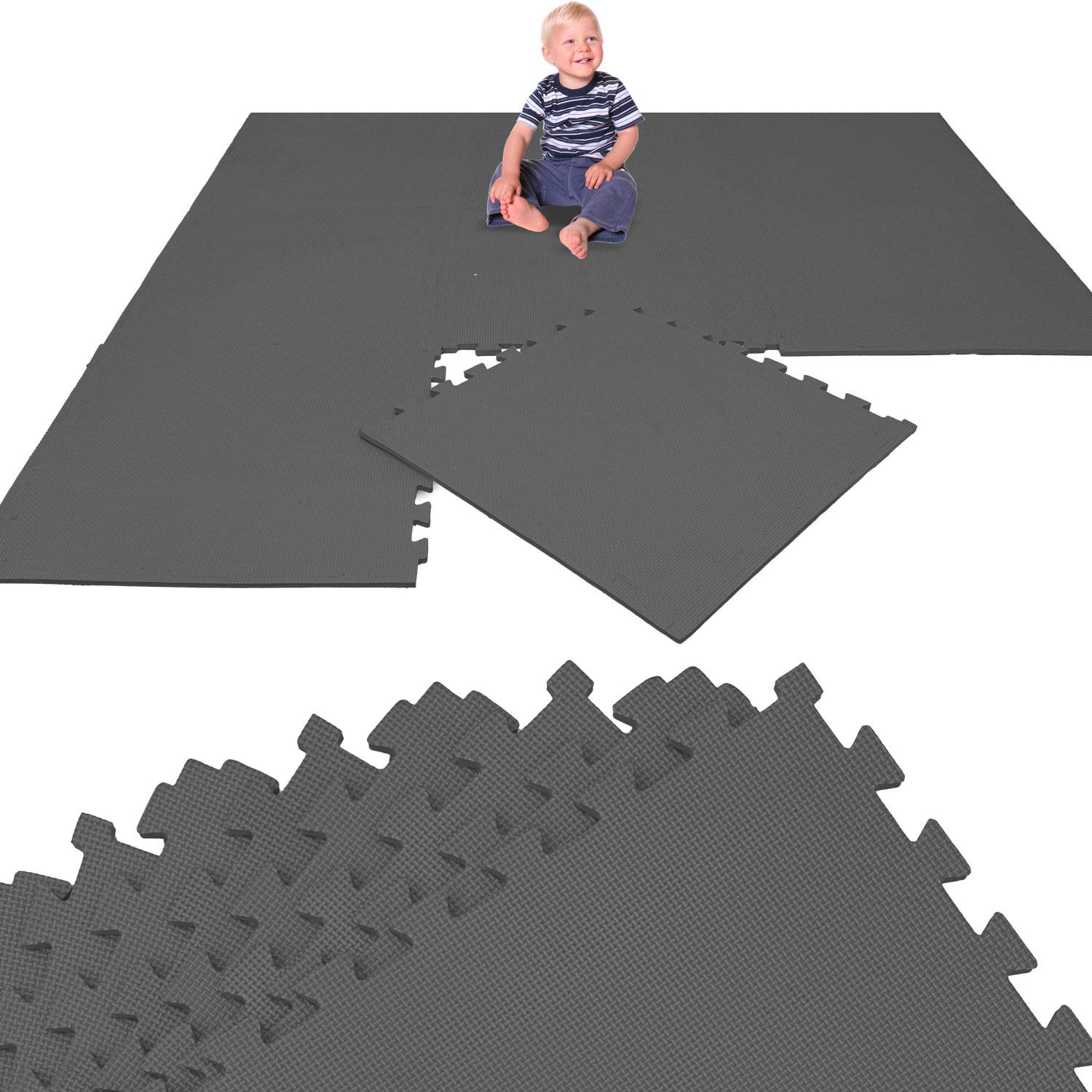 8 Teile Spielmatte Kinder Puzzlematte 50x50 Krabbelmatte Bodenmatte Kinderzimmer