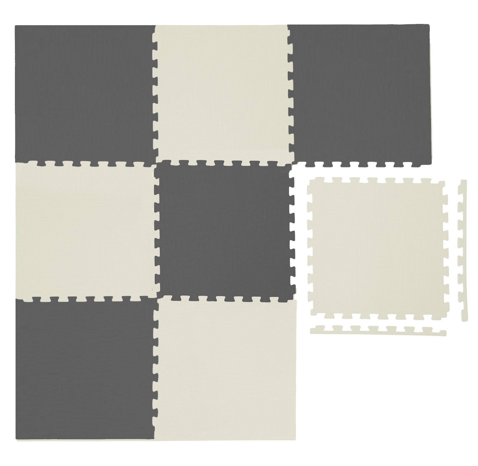 8 Teile Spielmatte Kinder Puzzlematte 50x50 Krabbelmatte Bodenmatte Kinderzimmer