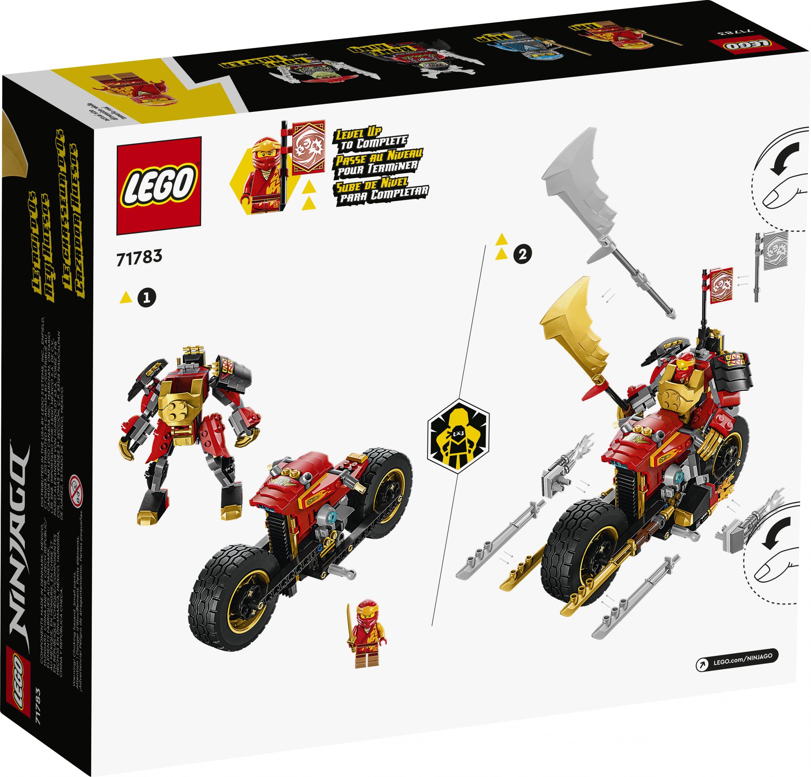 LEGO® NINJAGO® 71783 Kais Mech-Bike EVO