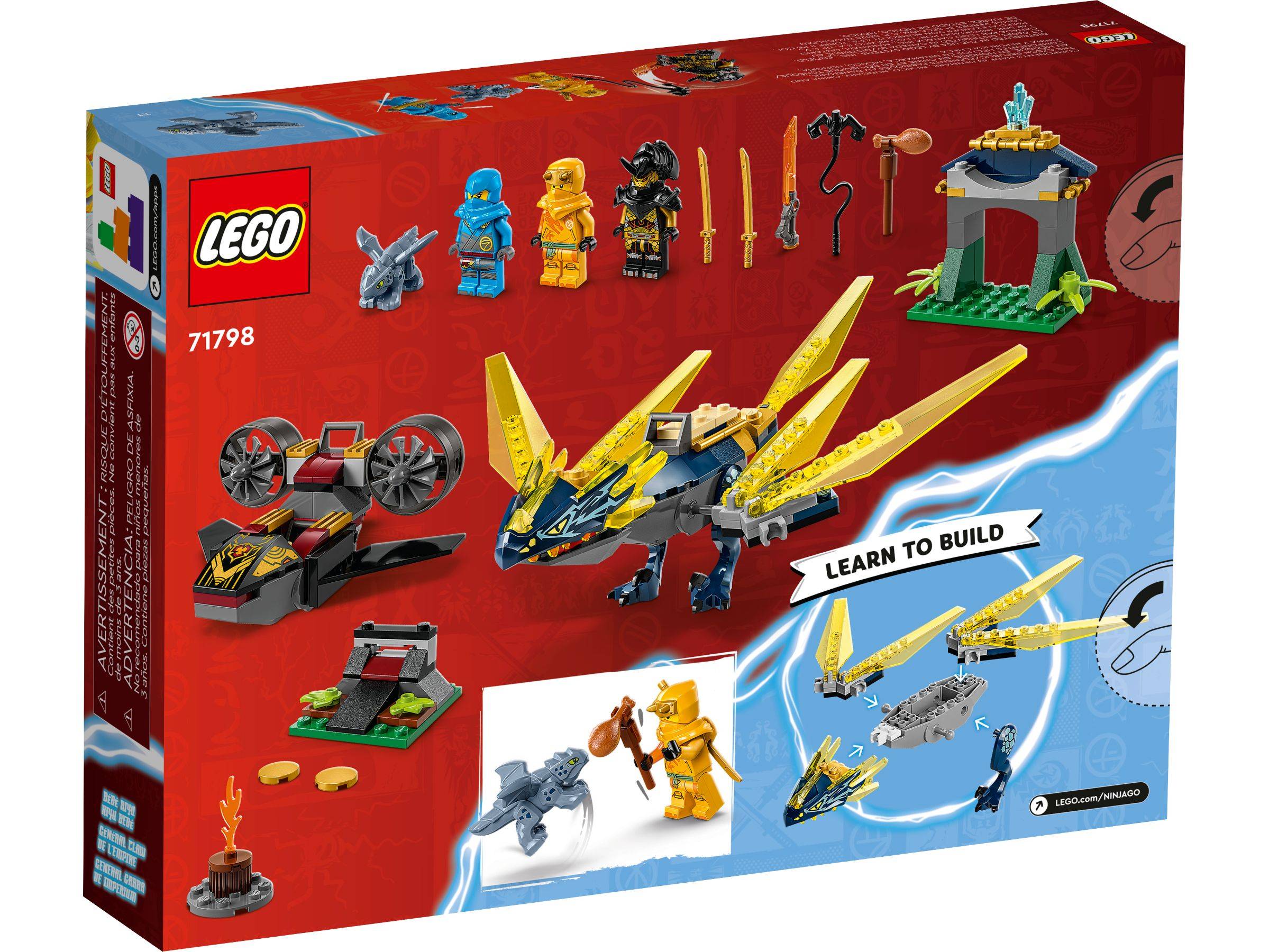 LEGO® NINJAGO® 71798 Duell zwischen Nya und Arins Babydrachen