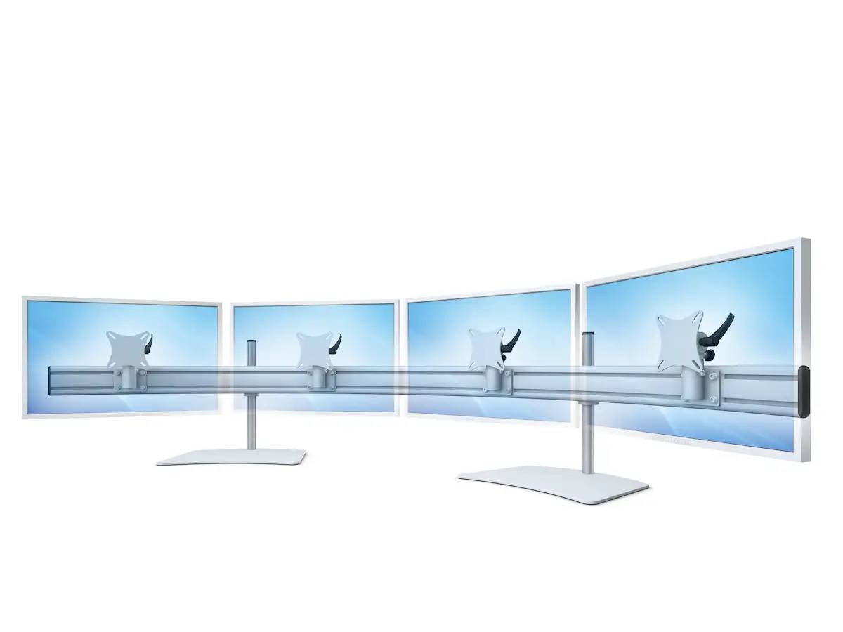 Para-System Monitorhalter für 4 Monitore mit Tisch-Stand 4er - 20''-24''