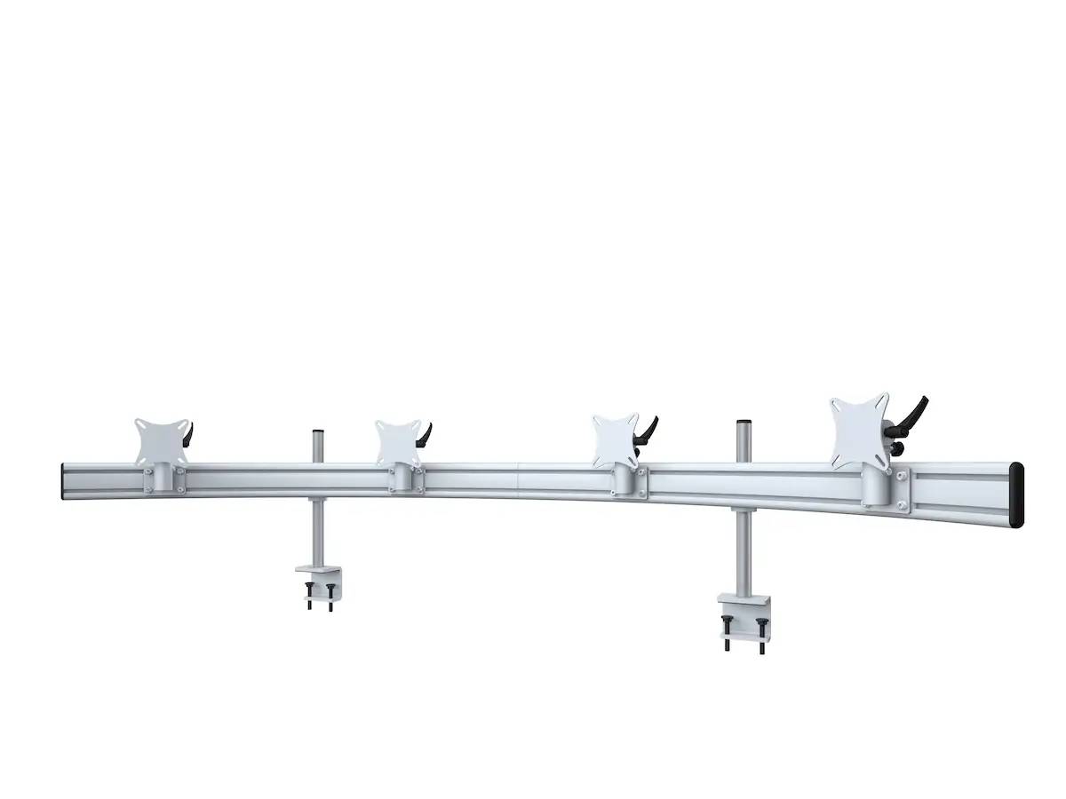 Para-System Monitorhalterung für 4 Monitore mit Tisch-Klemme 4er - 20''-24''