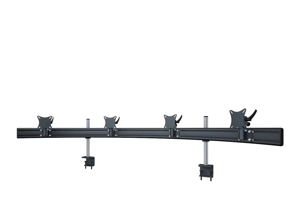 Para-System Monitorhalterung für 4 Monitore mit Tisch-Klemme 4er - 20''-24''
