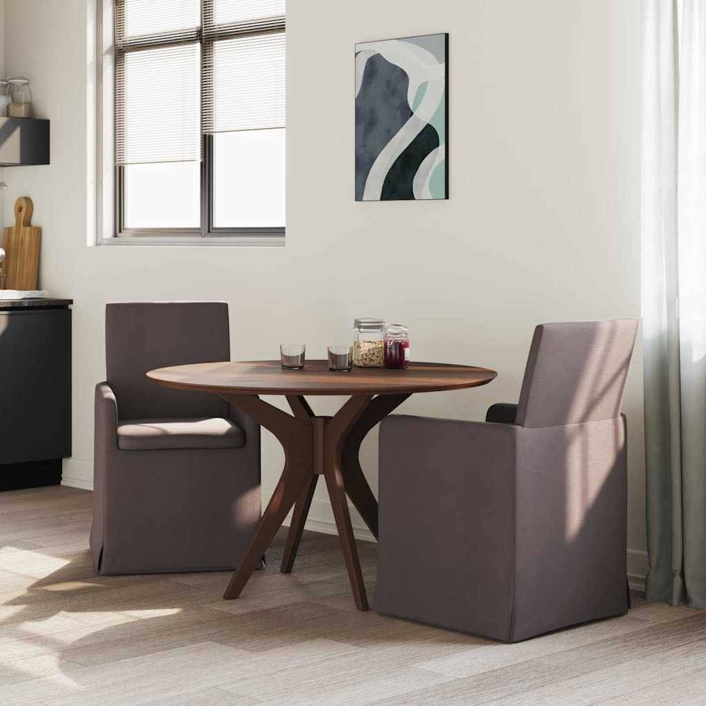 vidaXL Esszimmerstühle 2 pcs Dunkelbraun 57 x 67 x 95 cm Stoff