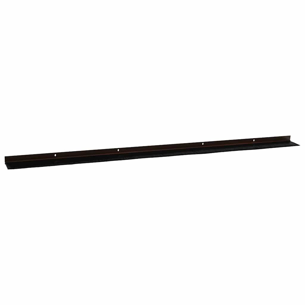 vidaXL Aufsteck Türbürstendichtungen 12 pcs Braun 100 cm