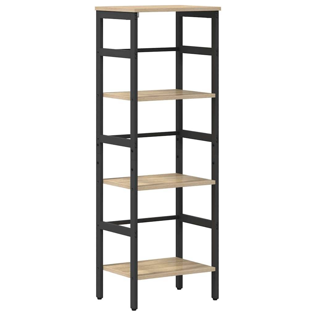 vidaXL Bücherregal Sonoma-Eiche 40 x 29,5 x 115 cm Holzwerkstoff