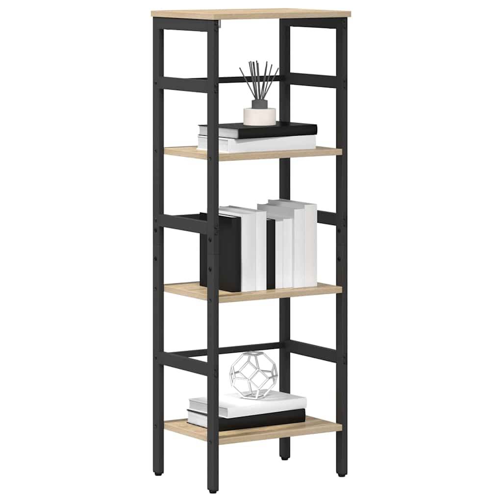 vidaXL Bücherregal Sonoma-Eiche 40 x 29,5 x 115 cm Holzwerkstoff