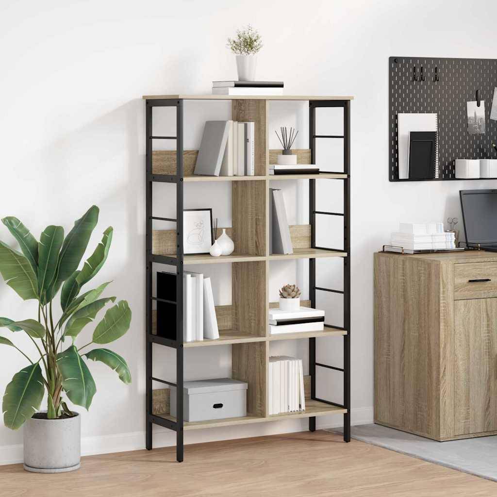 vidaXL Bücherregal Sonoma-Eiche 82 x 32 x 144,5 cm Holzwerkstoff
